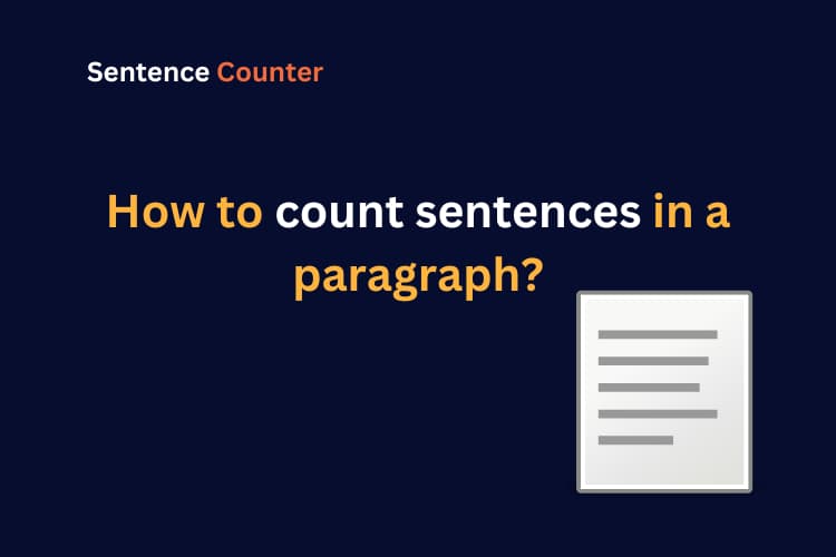 How to count sentences in a paragraph?
