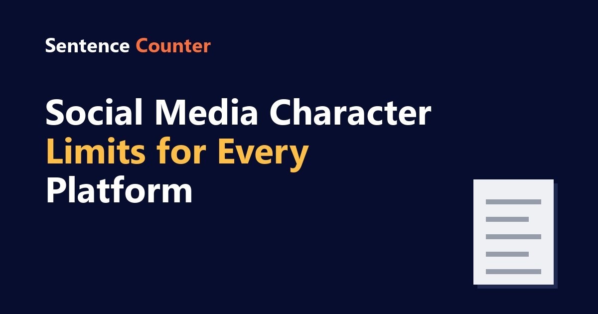 Social media character limits for X, Instagram, LinkedIn and YouTube